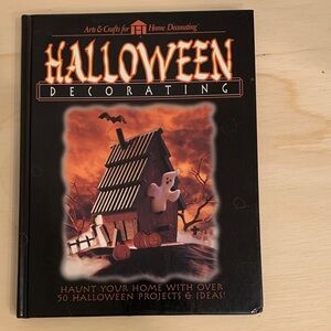 Halloween Decorating Book - Black Cover